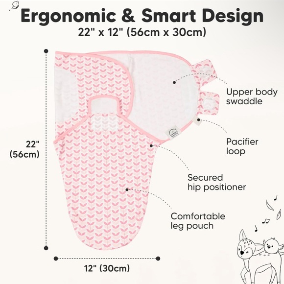 Keababies 3 pack swaddle - Picture 3 of 10